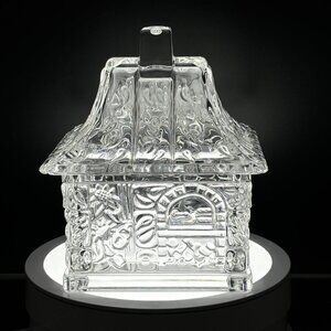 Vintage Goebel Germany Lead Crystal "Hansel & Gretel" Gingerbread House Candy